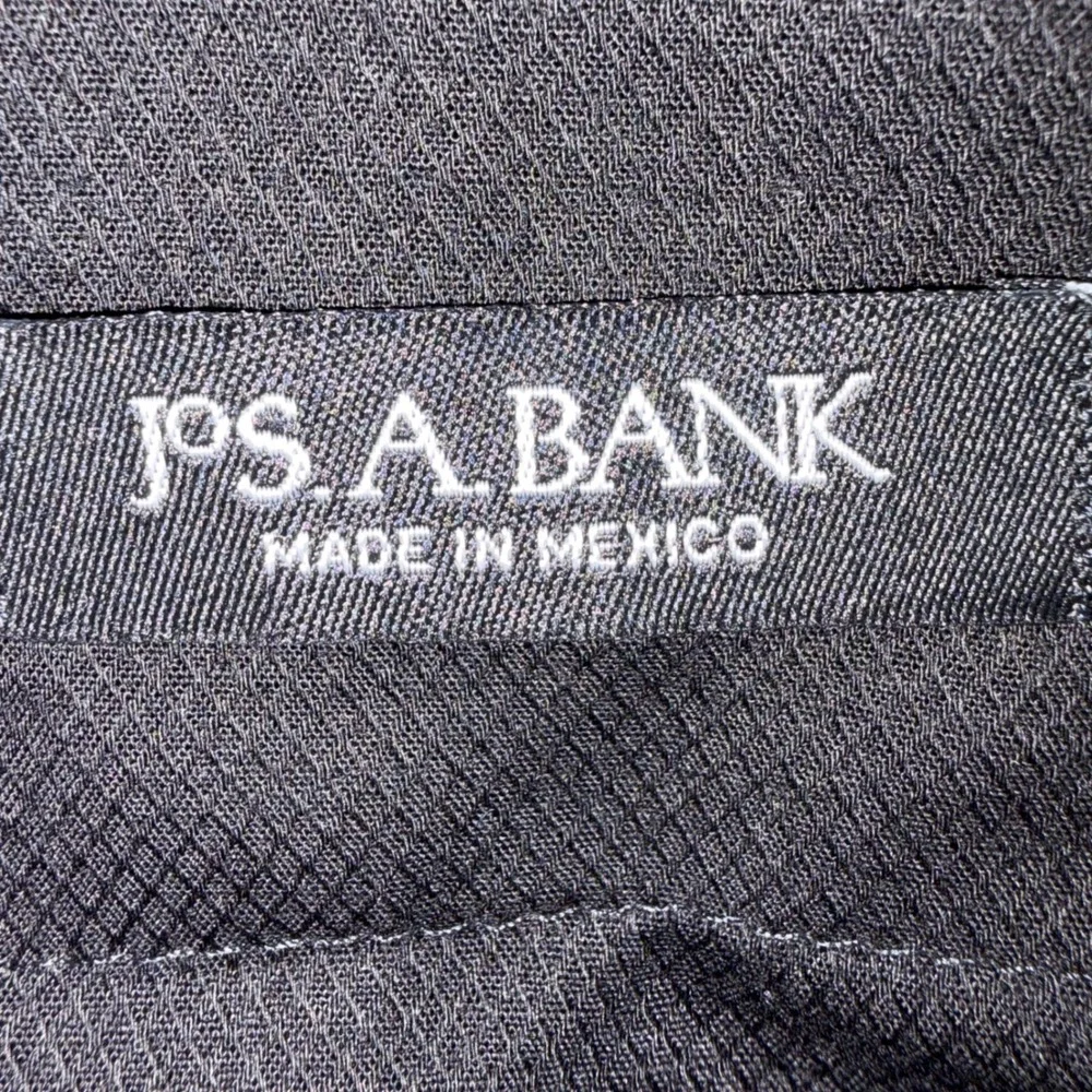 Jos. A. Bank Windsor Mens Navy Blue 100% Wool Pleated Cuffed Dress Pants 36 RG